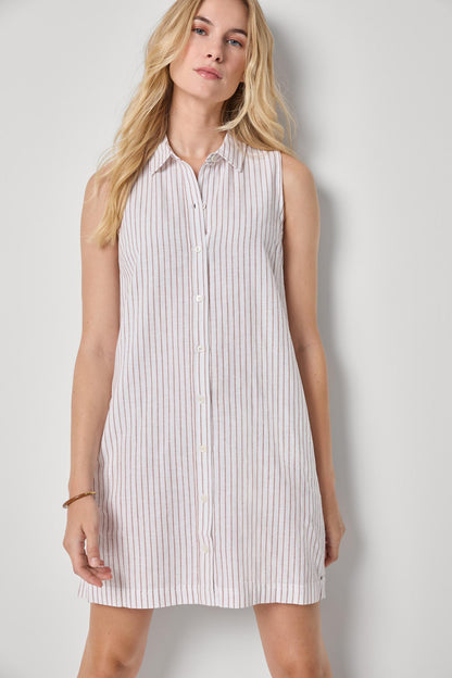 Striped Button Down Dress