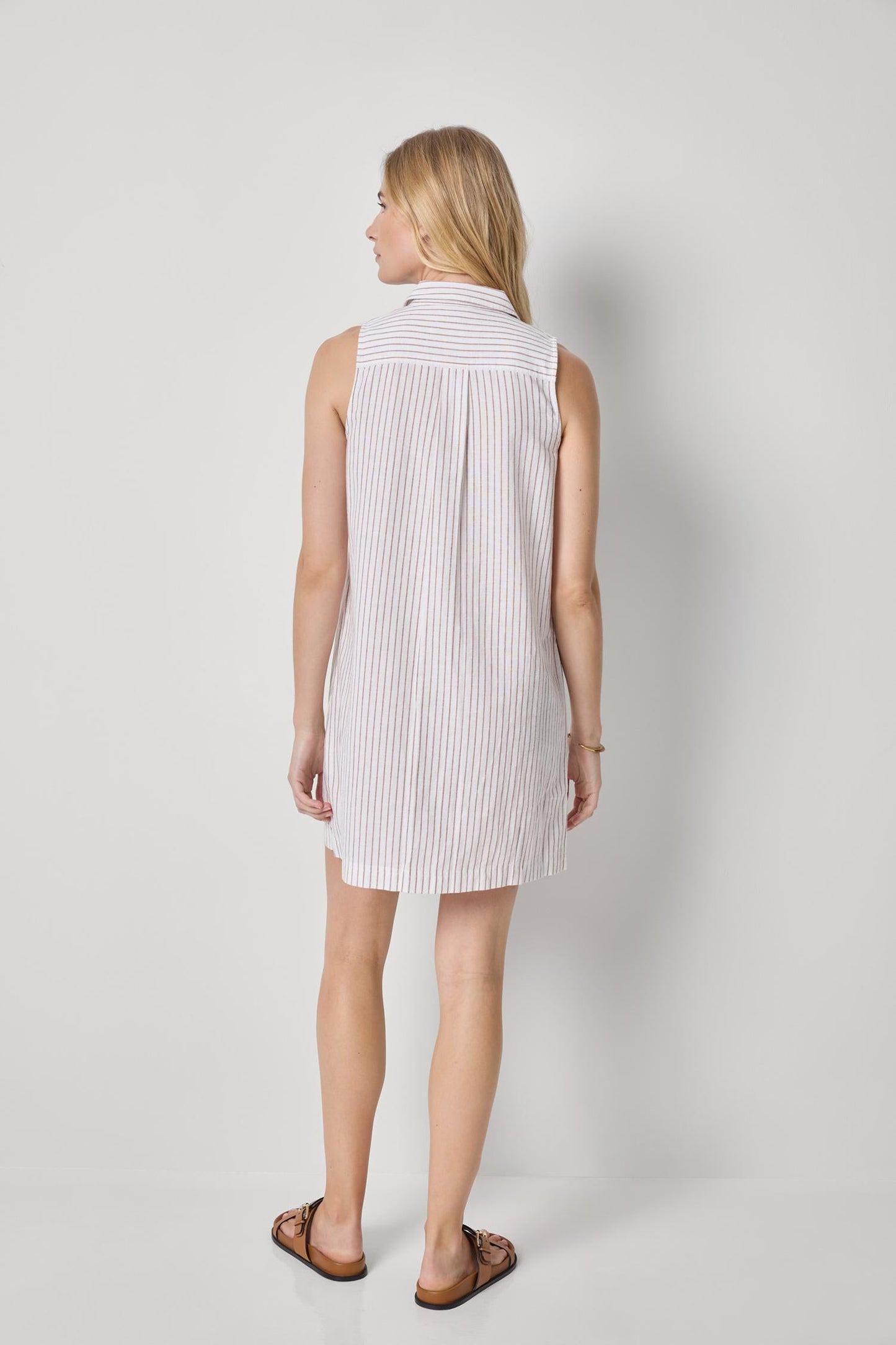 Striped Button Down Dress