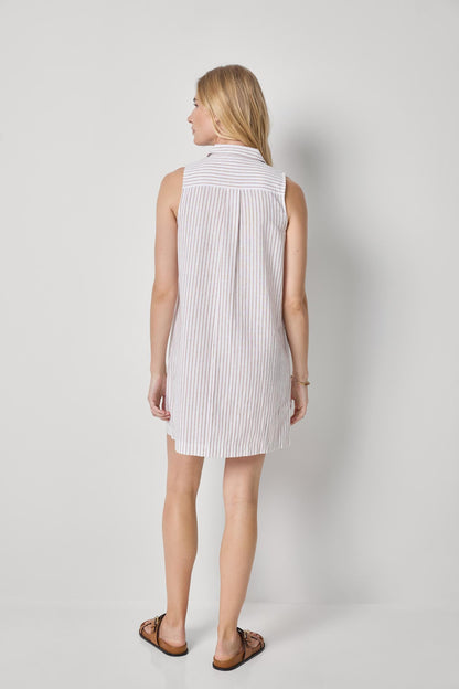 Striped Button Down Dress