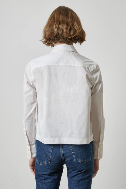 Straight Fit Short Button Down