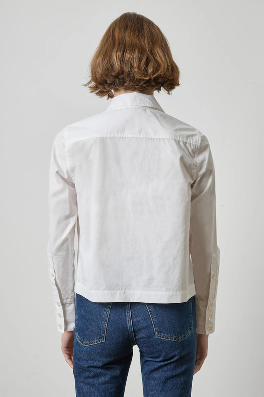 Straight Fit Short Button Down