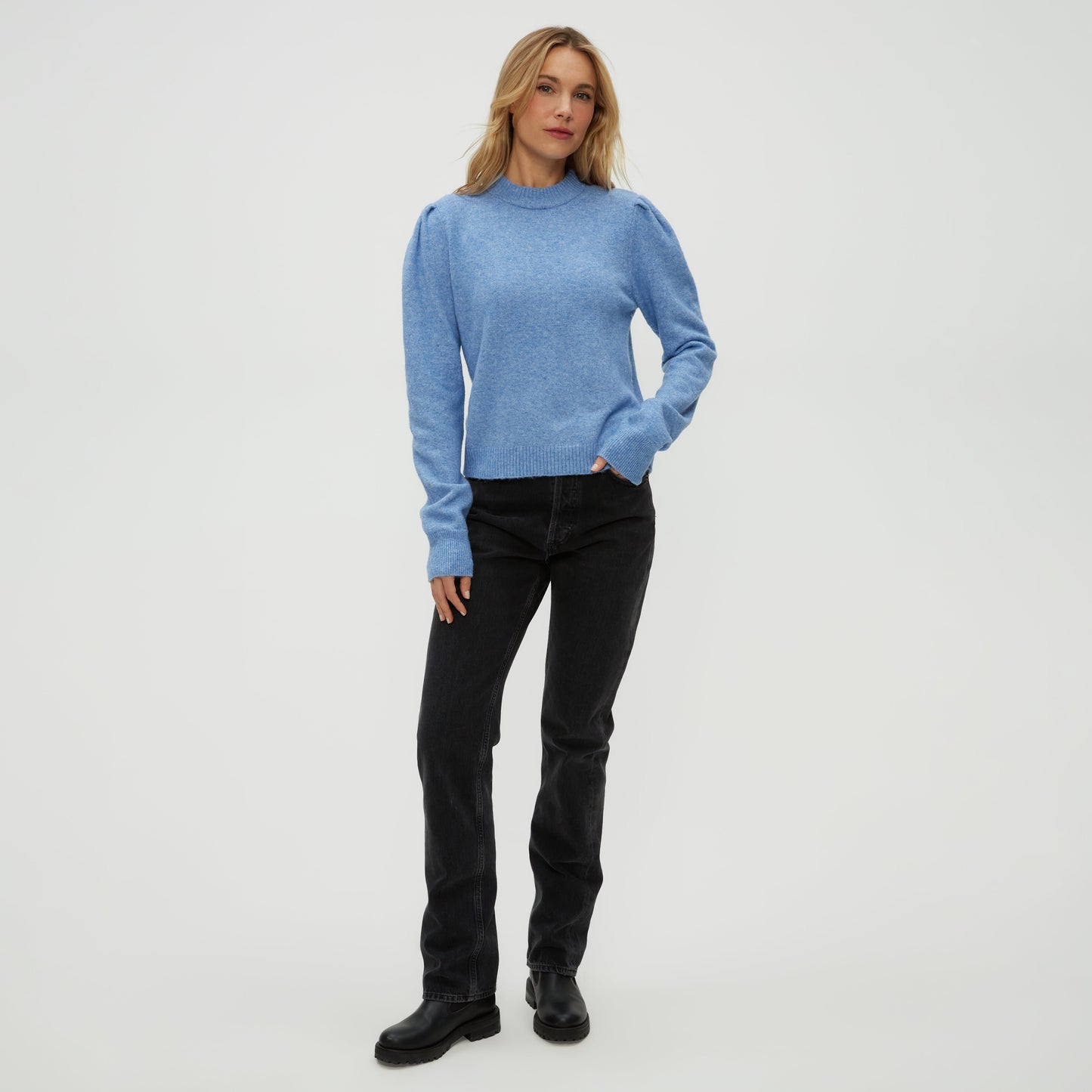 Genova Puff Sleeve Pullover