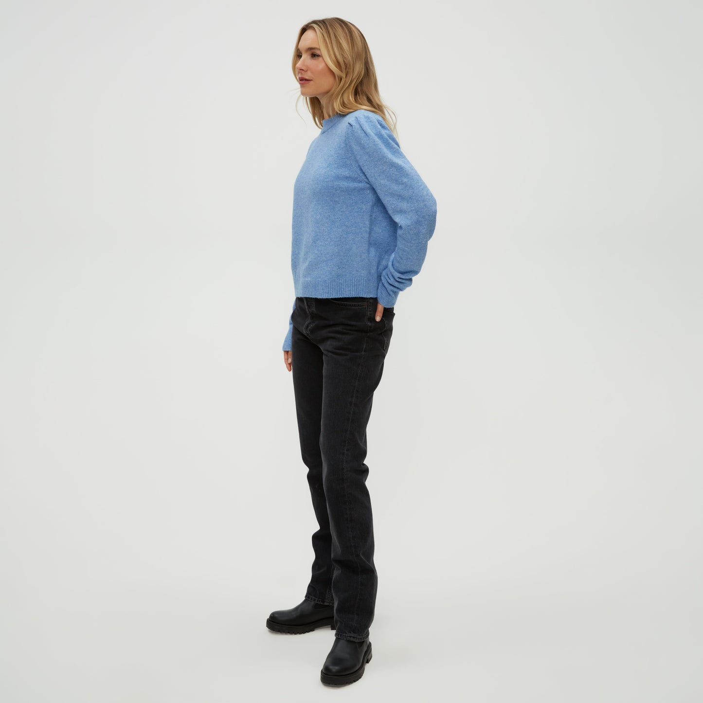 Genova Puff Sleeve Pullover