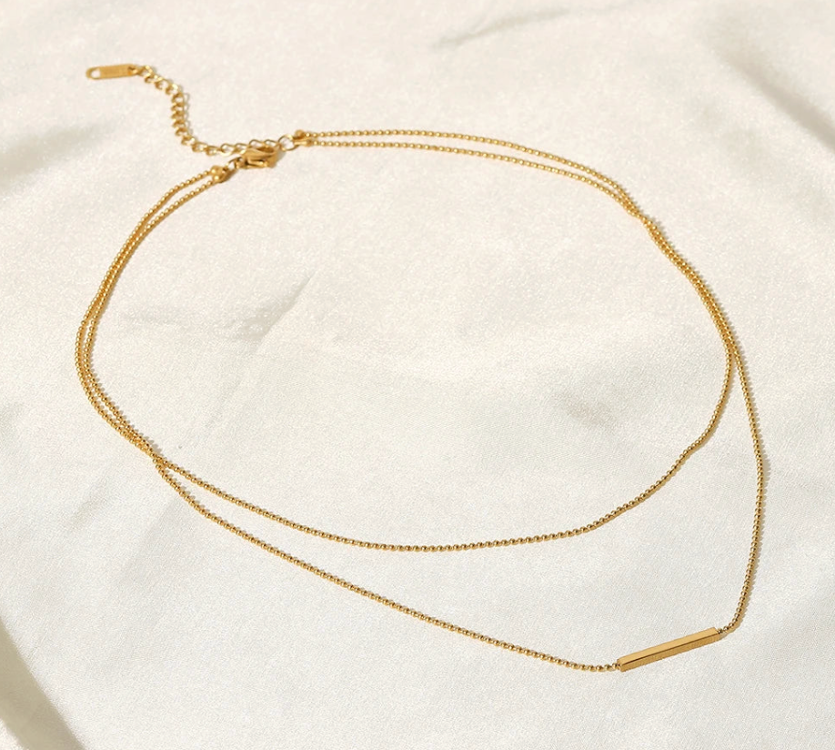 Dainty Bar Necklace