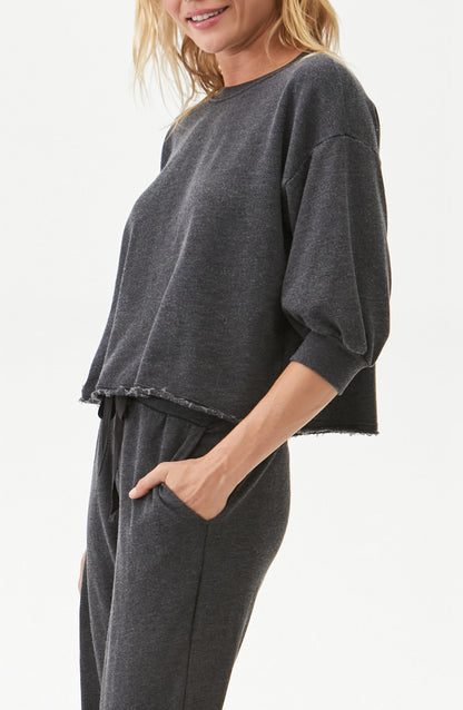 Julia Elbow Puff Slv Pullover
