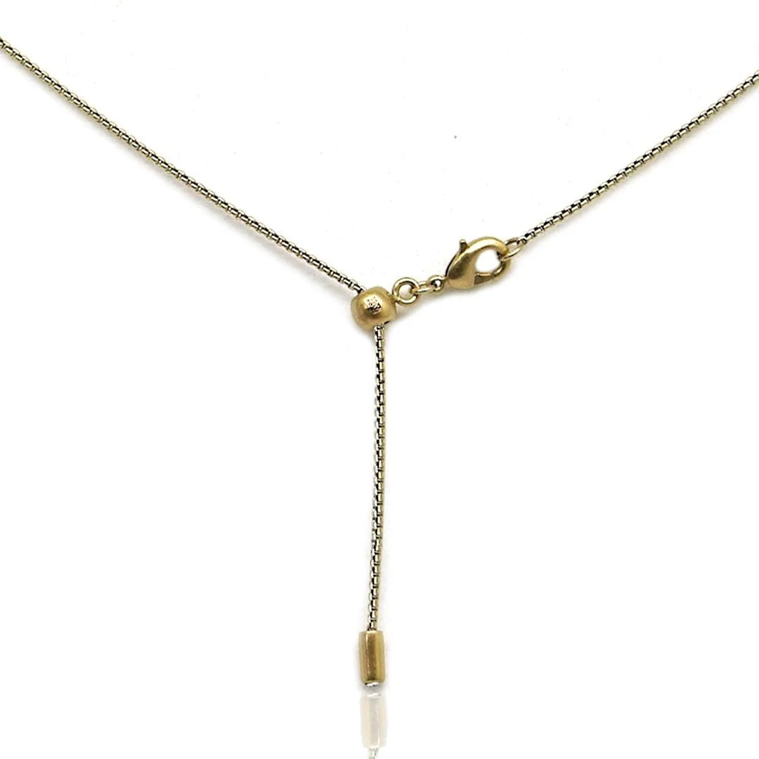 Pavia Coin & Frame Necklace