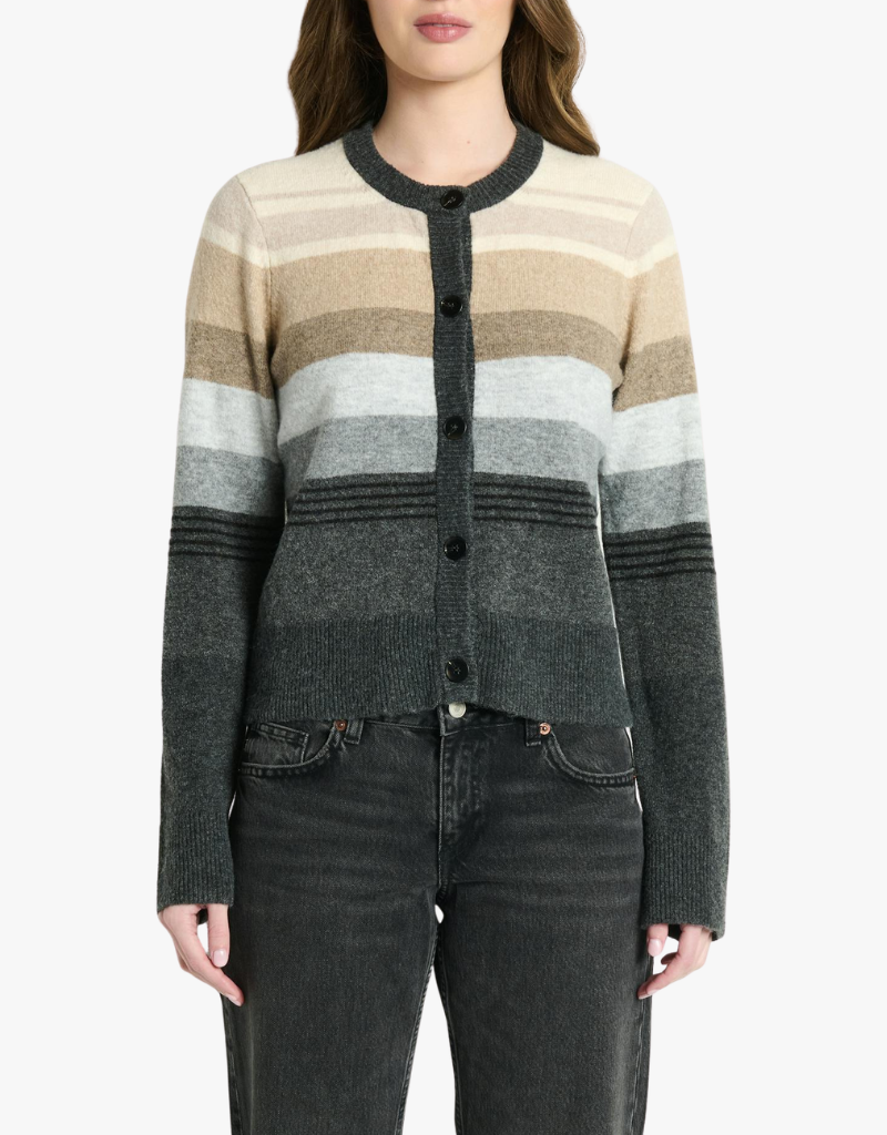 Irene Crew Neck L/S Cardigan