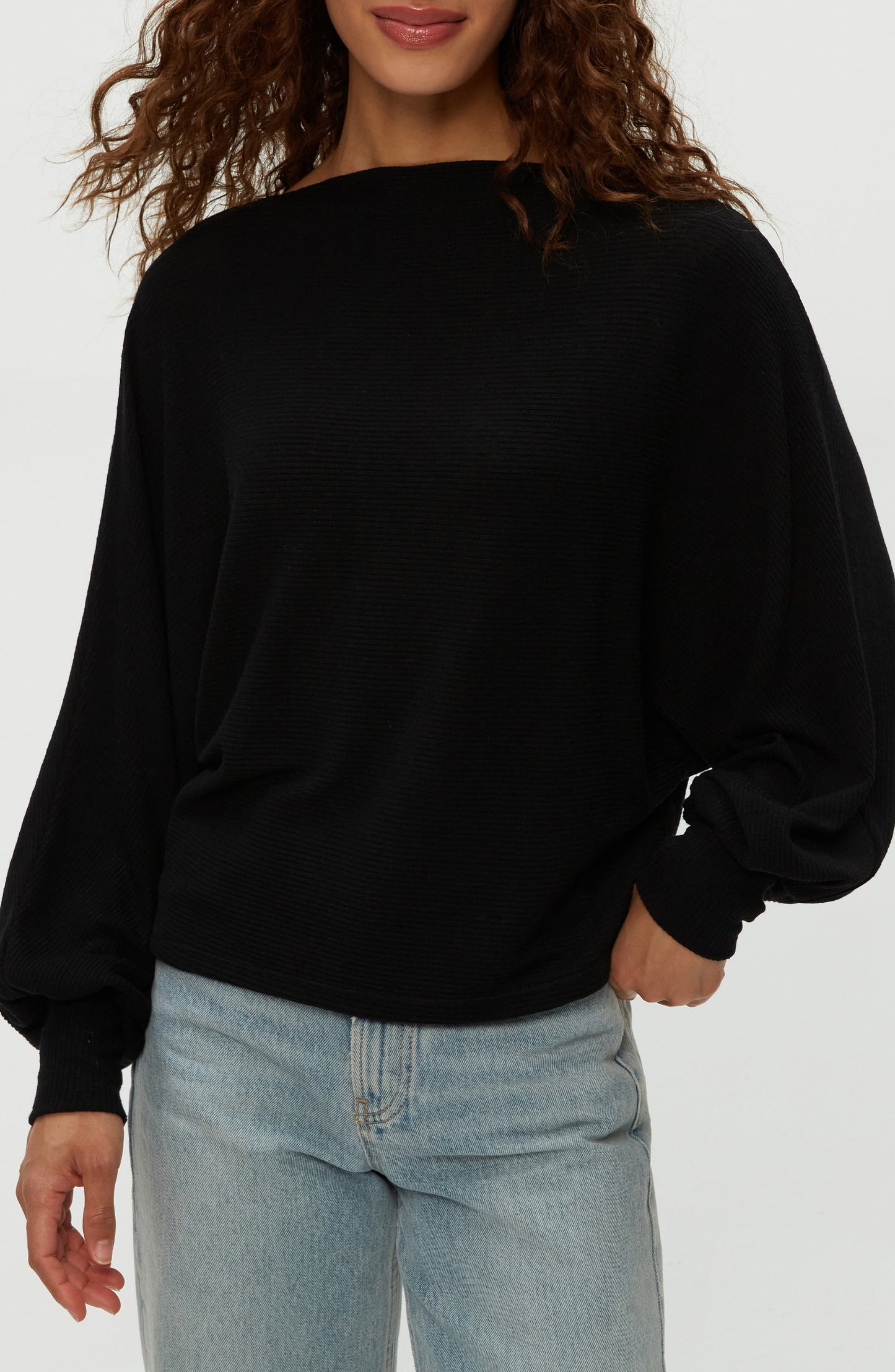 Roxy Balloon Sleeve Top