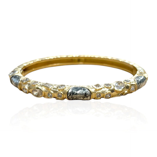 Gold Enzo Bangle