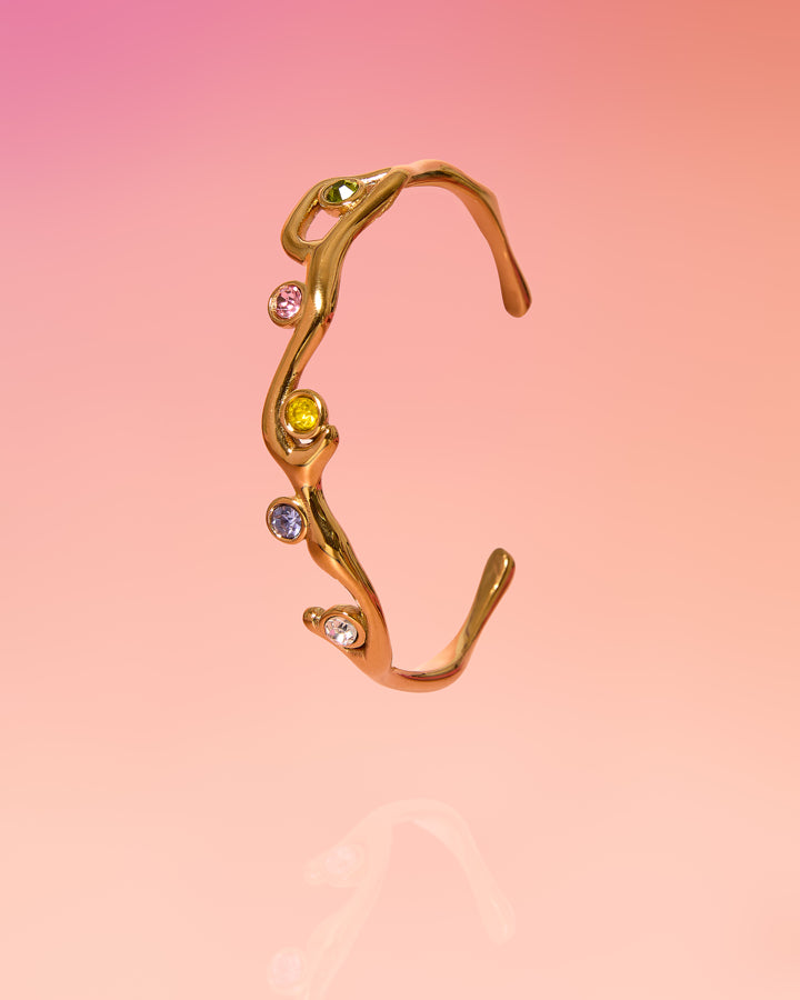 Estelle Crystal Cuff