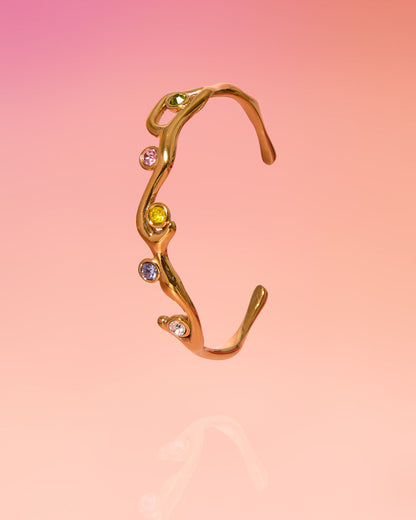 Estelle Crystal Cuff