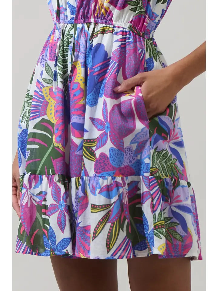 Evren Tropics Sardy Mini Dress
