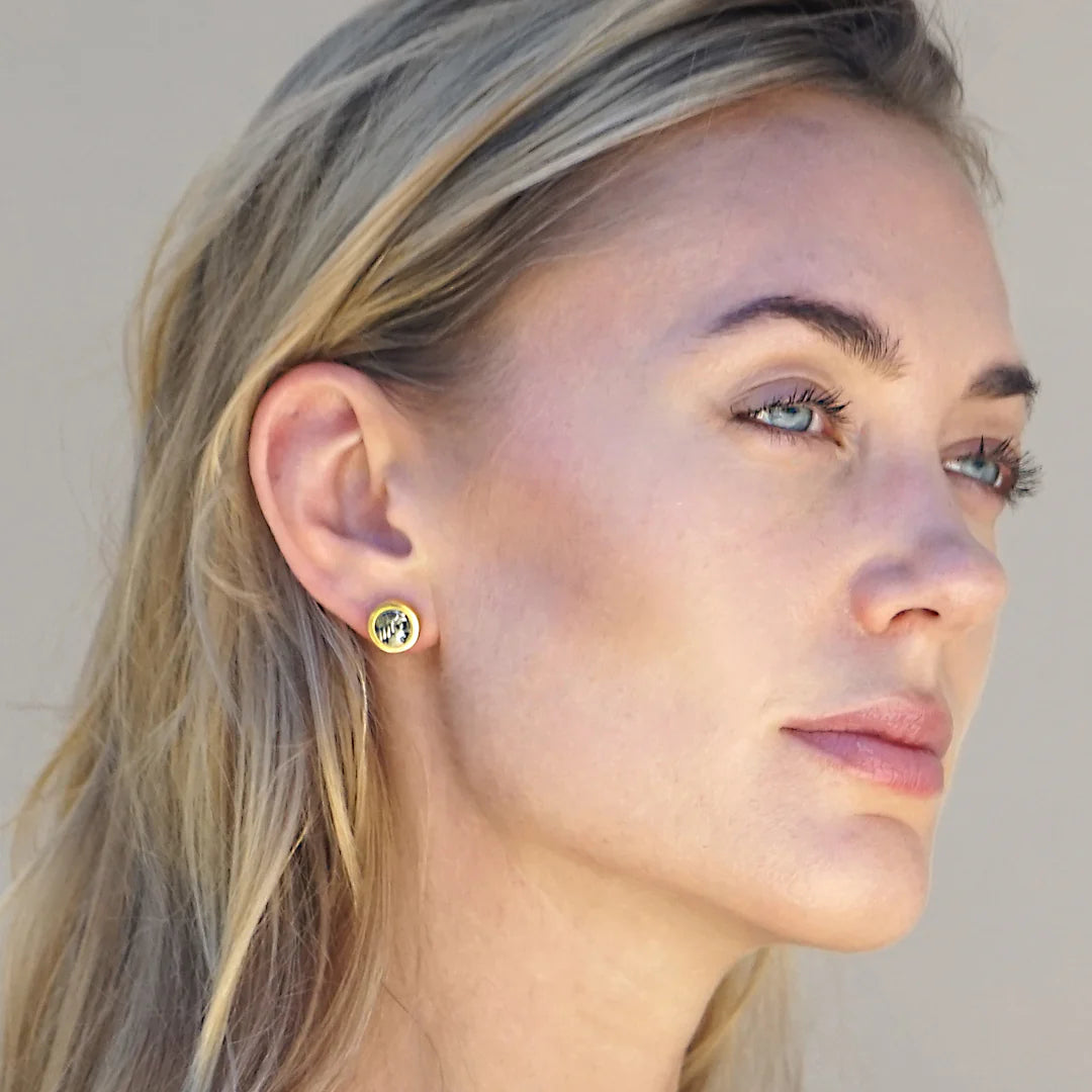 Flora Coin Studs