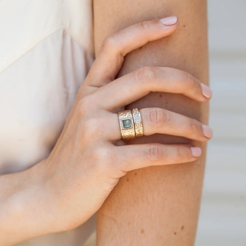 Velen Crystal Inlay Ring