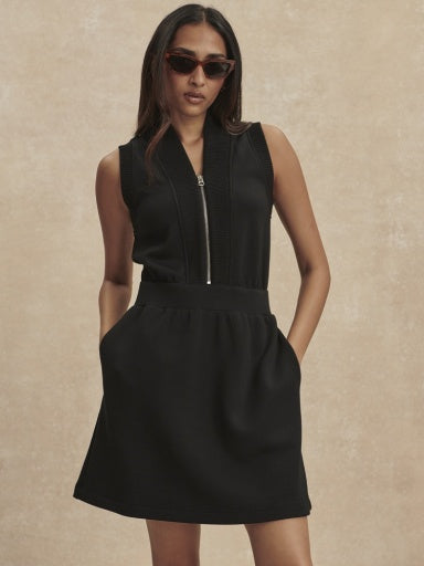 polyanna half zip dress