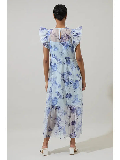 Kalla Organza Julin Midi Dress
