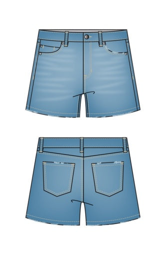 high rise heritage short 4 1/2' inseam