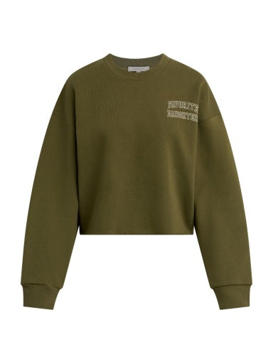 THE CROPPED COLLEGIATE CHEST SWEATSHIRT