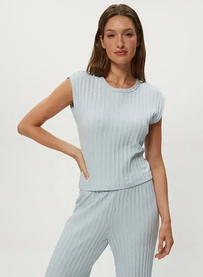 Jinny Power Shoulder Top