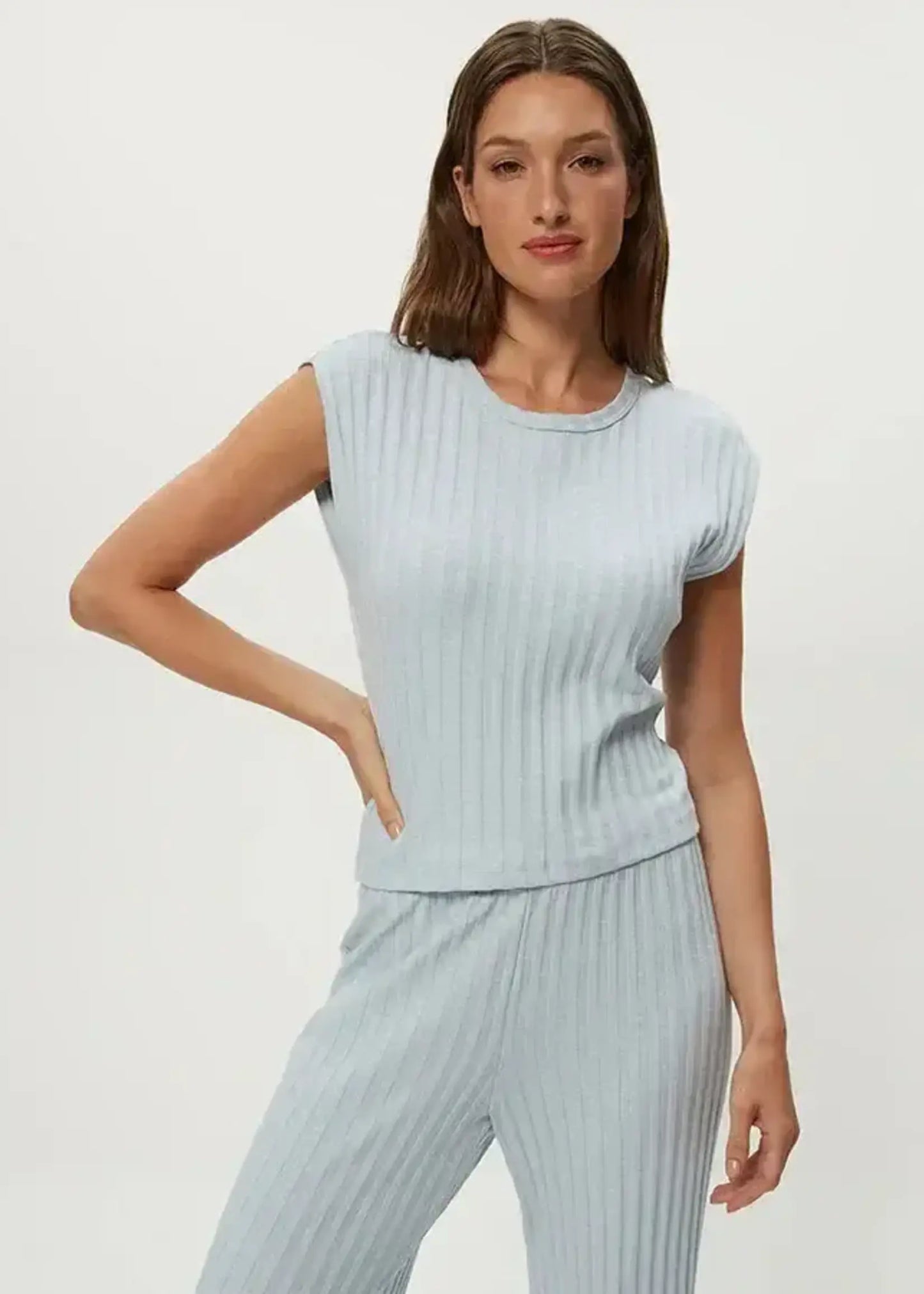 Jinny Power Shoulder Top