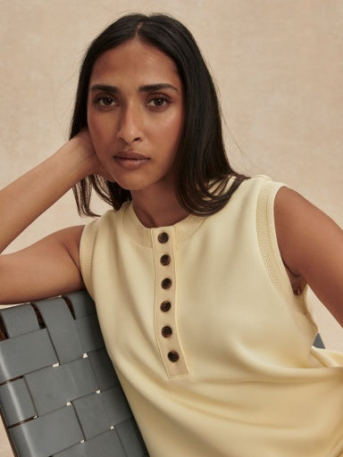 marla button placket tank