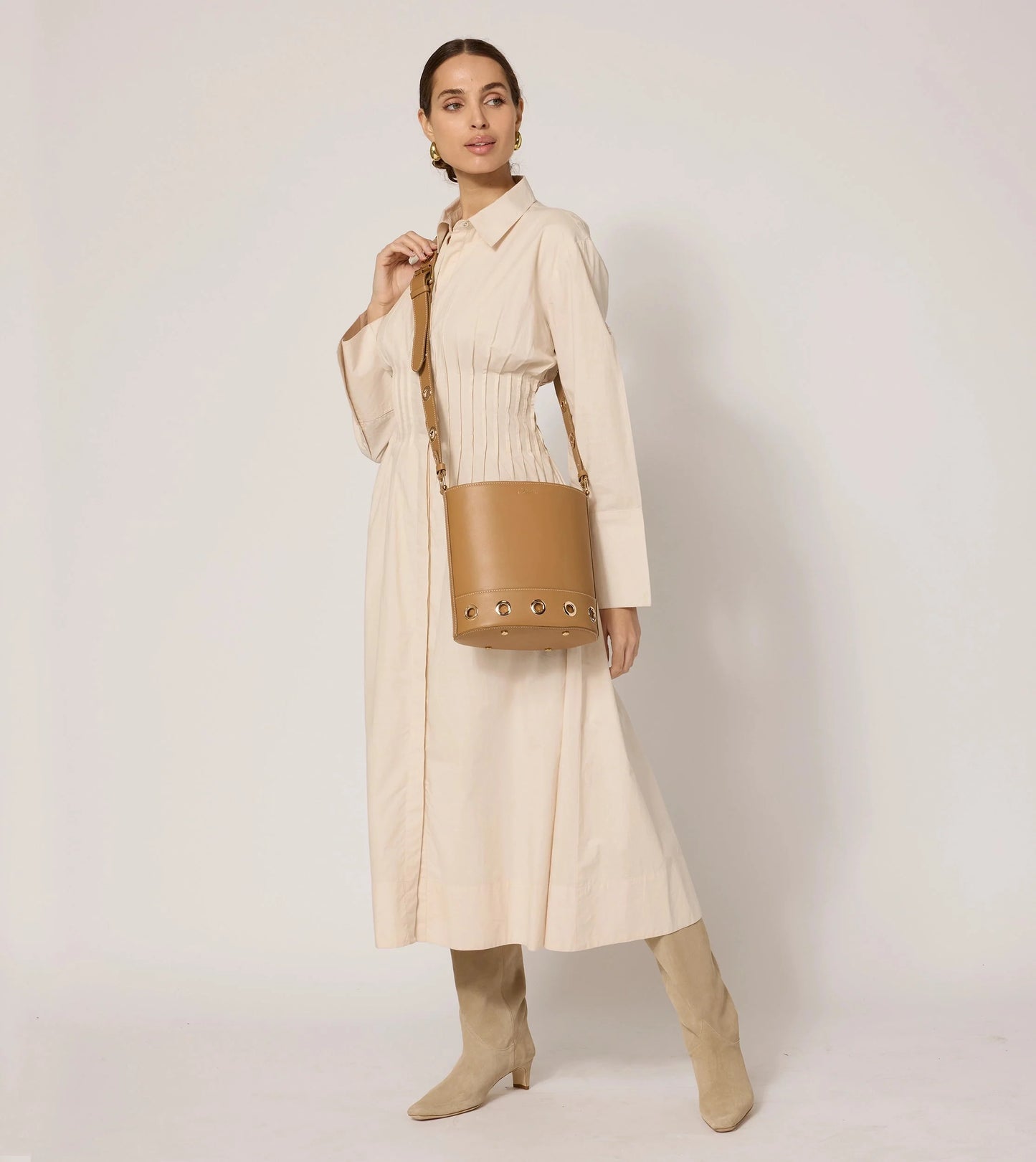 Rochelle Bucket Bag caramel
