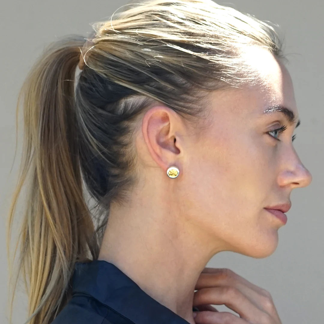 Flora Coin Studs