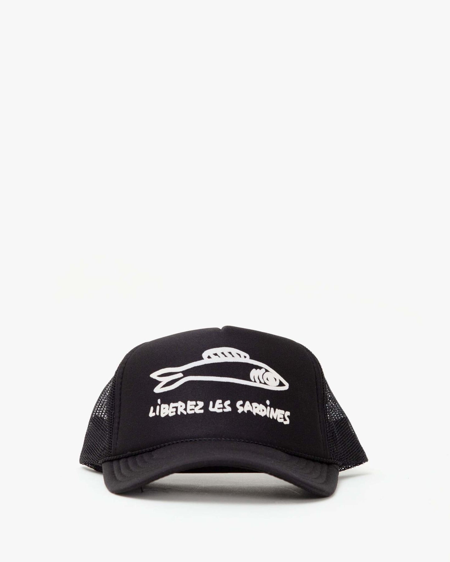 Trucker Hat in Sardines Black