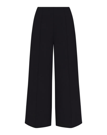 ponte cropped wide leg